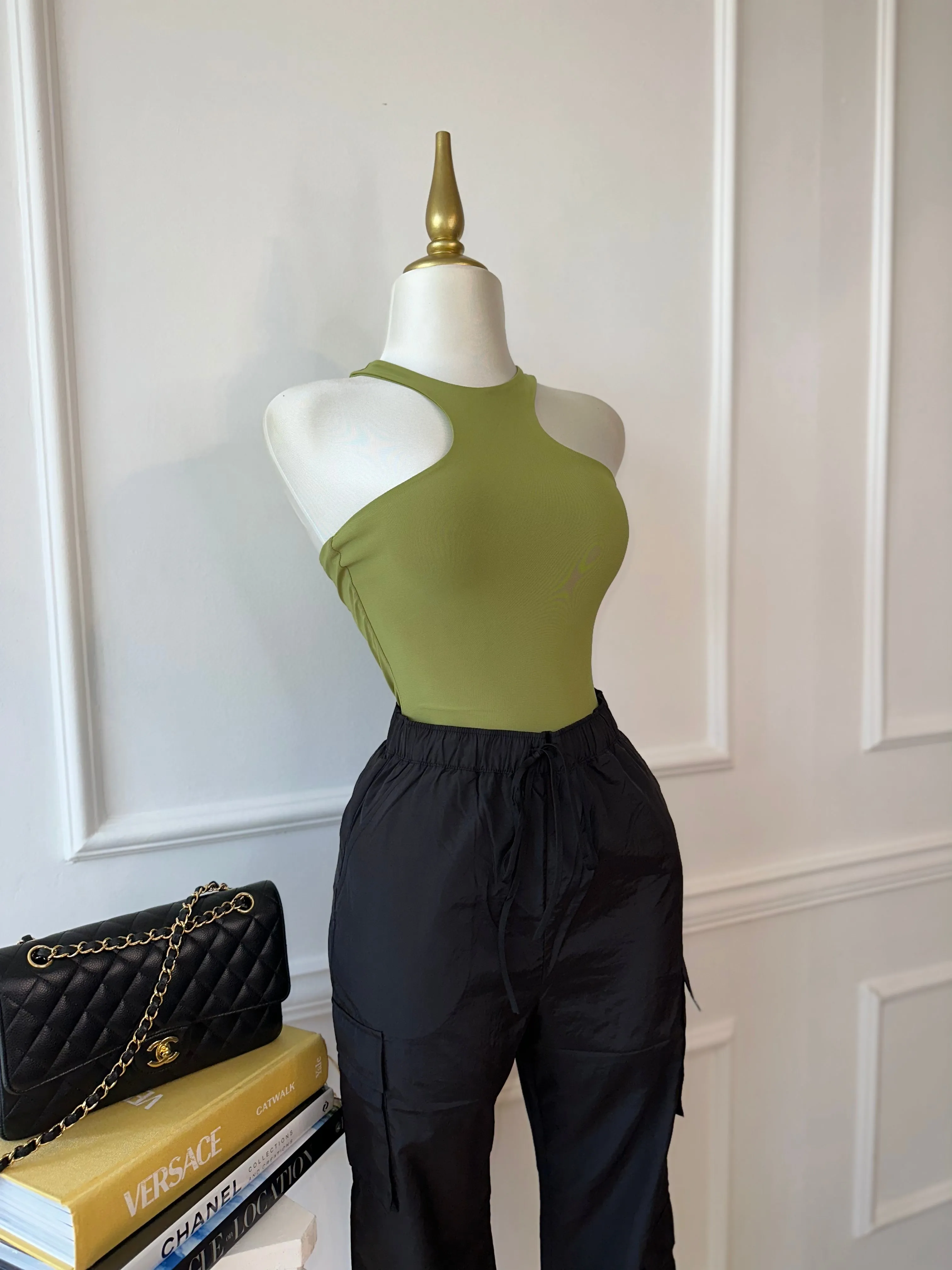 Racer Bodysuit. - Green sold by Valemi Boutique product image thumbnail 2