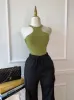 Racer Bodysuit. - Green sold by Valemi Boutique