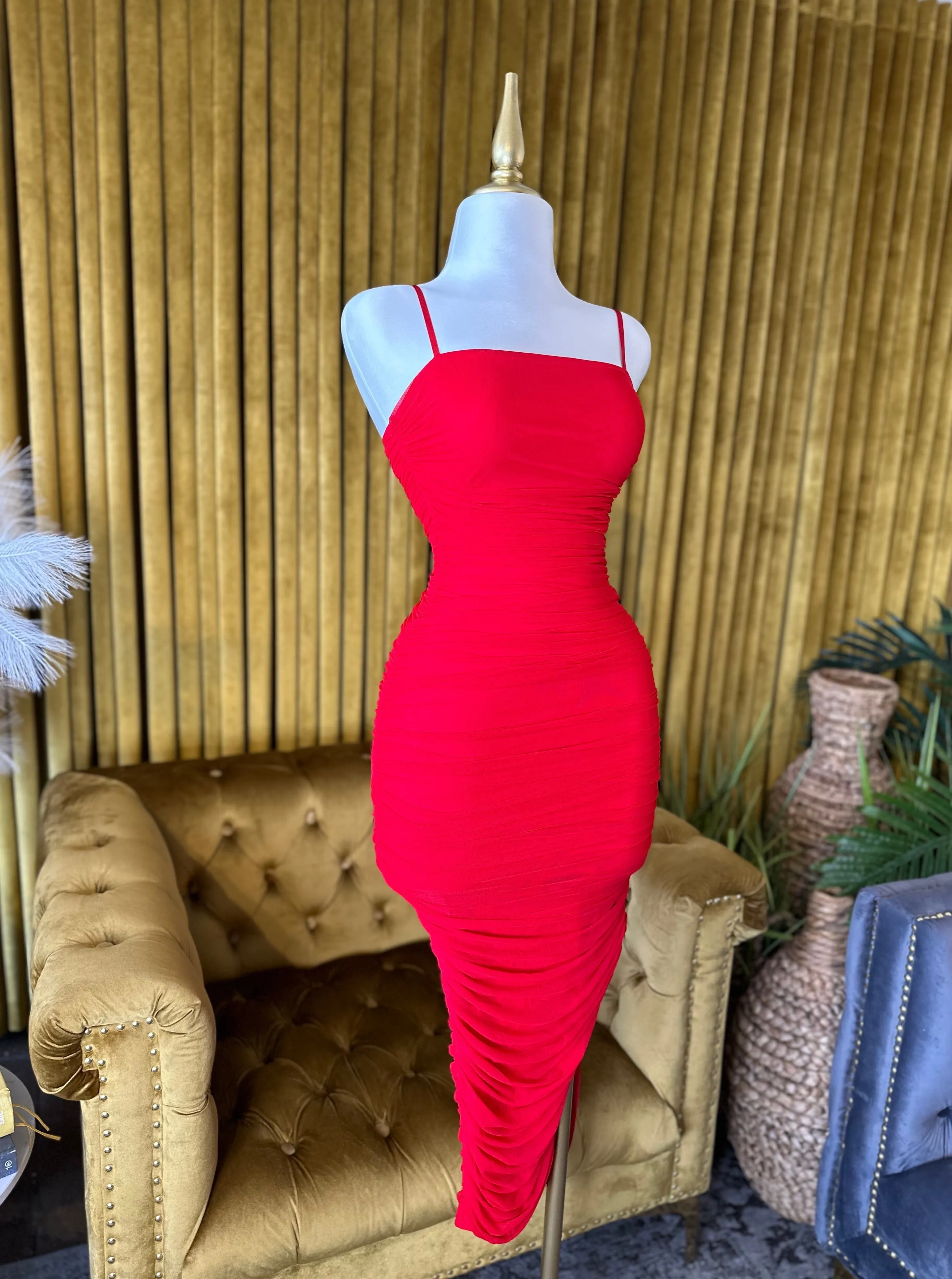 Amour Dress - Red sold by Valemi Boutique product image thumbnail 3