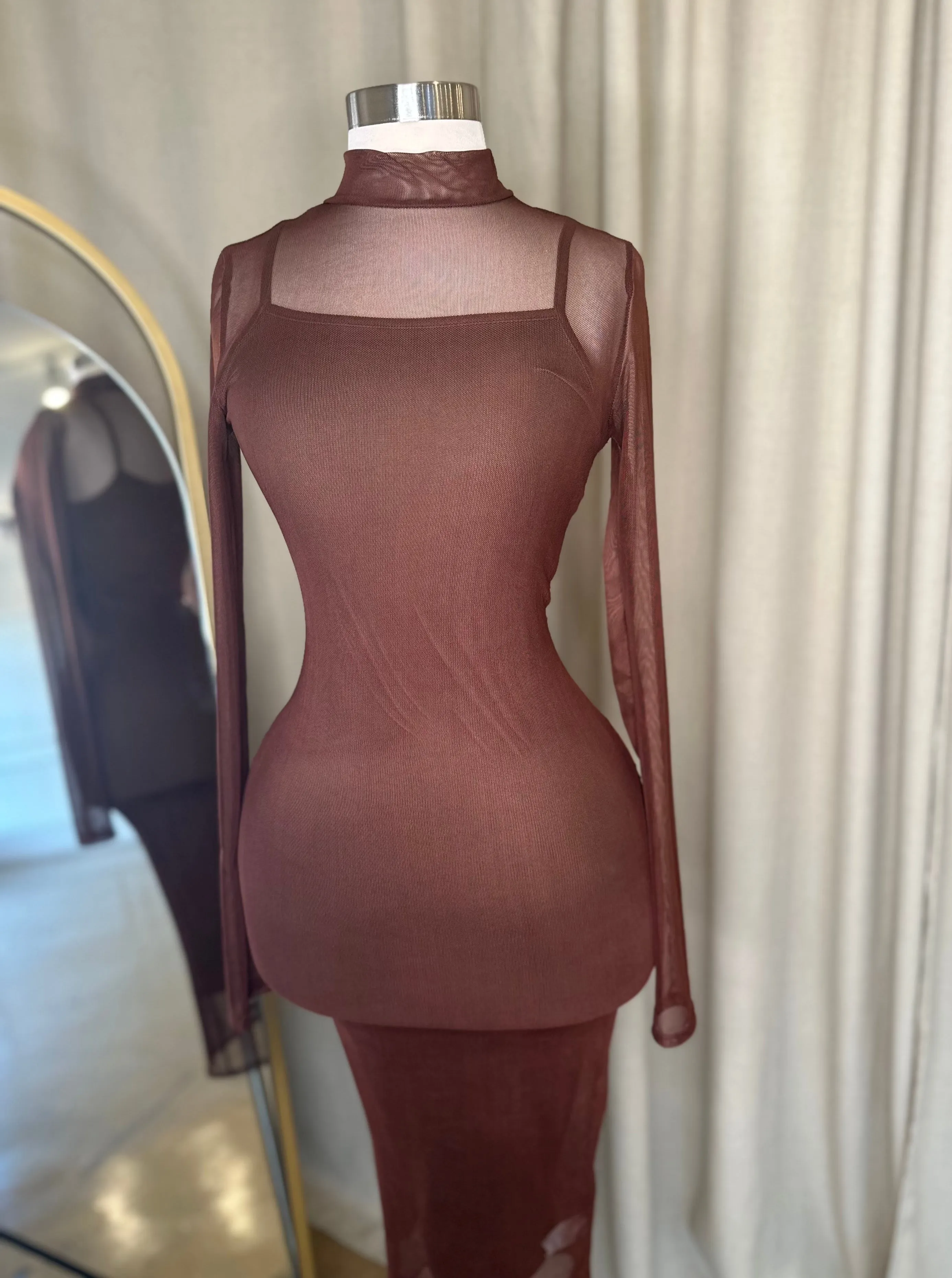Amada Dress - Brown sold by Valemi Boutique product image thumbnail 2