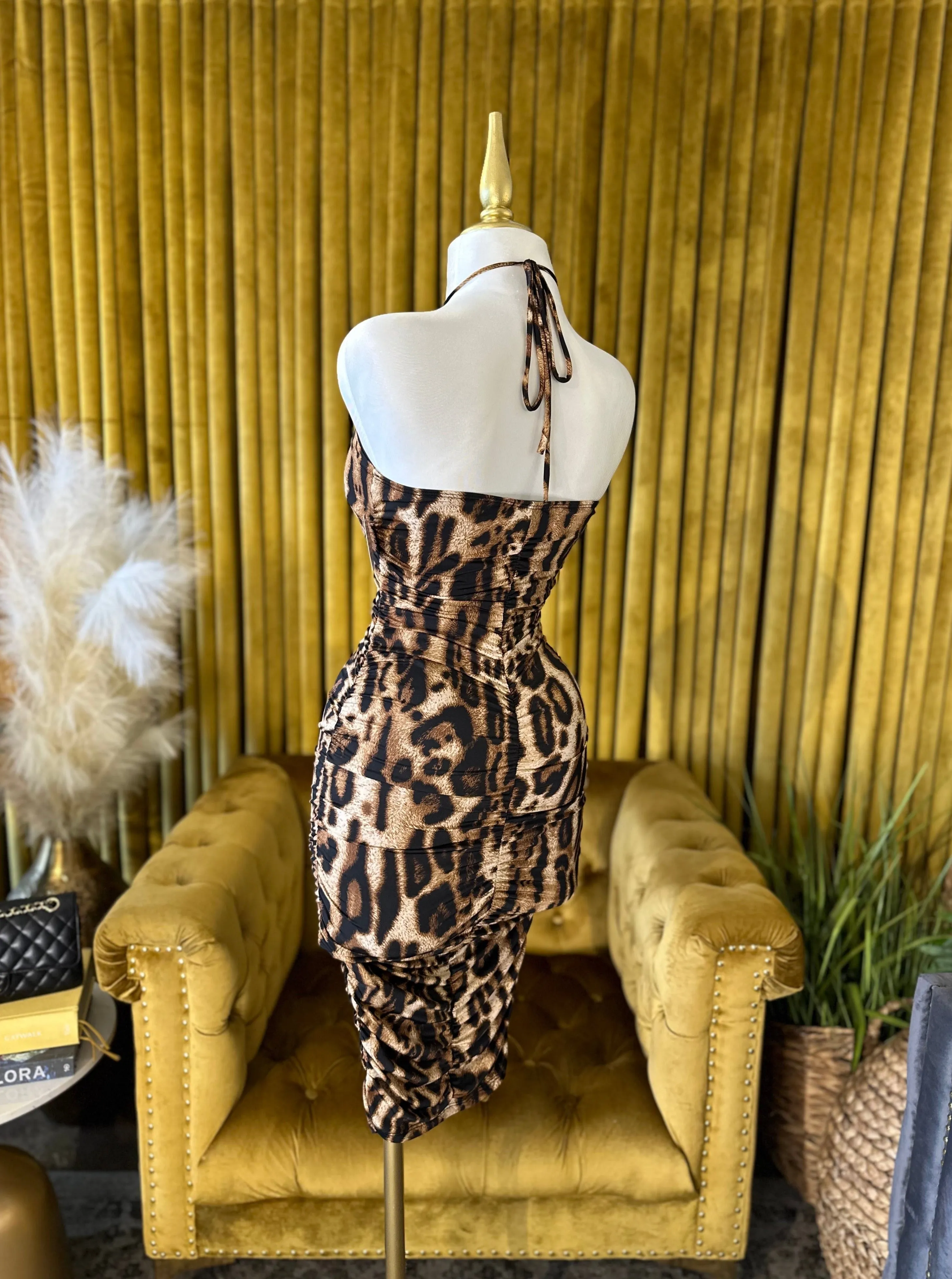 Instincts Midi Dress sold by Valemi Boutique product image thumbnail 3