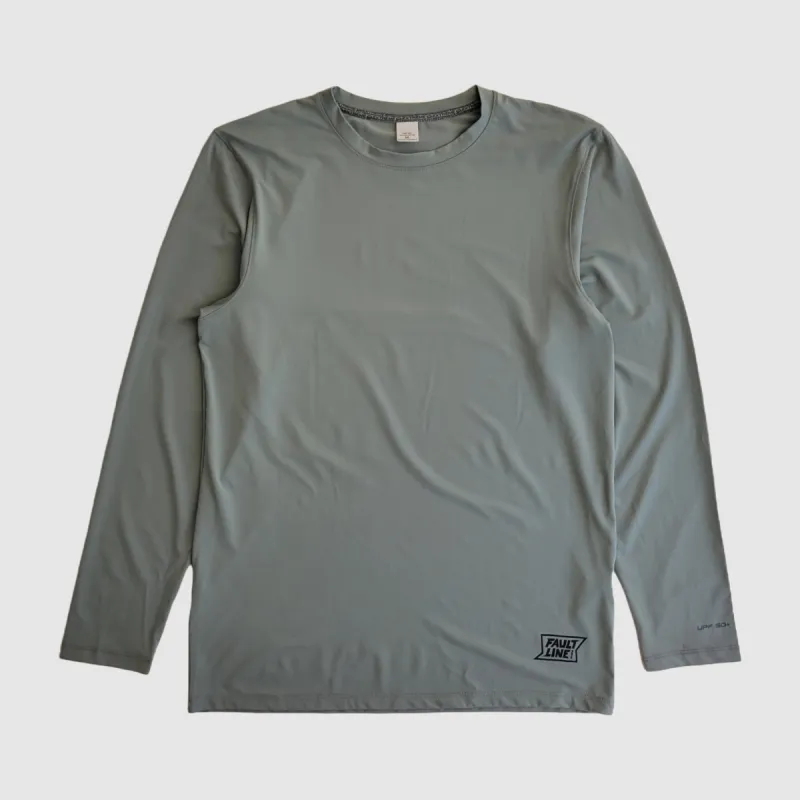UV Stretch Tech Tee L/S - Grey sold by Faultline395