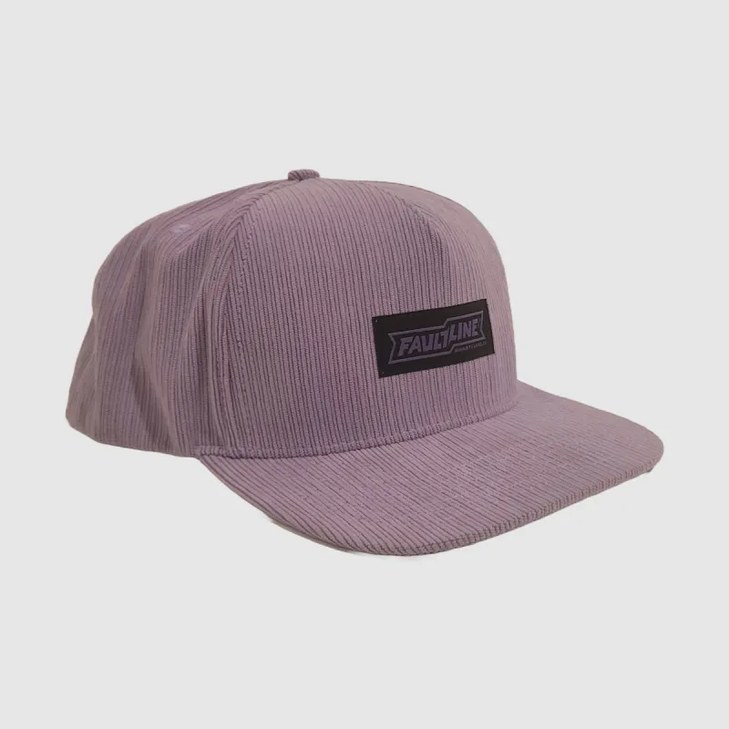 Corduroy Snapback Hat - Lilac sold by Faultline395