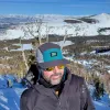 Ultralight 5-Panel Camper Hat - Graphite/Teal sold by Faultline395
