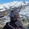 Ultralight 5-Panel Camper Hat - Graphite/Teal sold by Faultline395