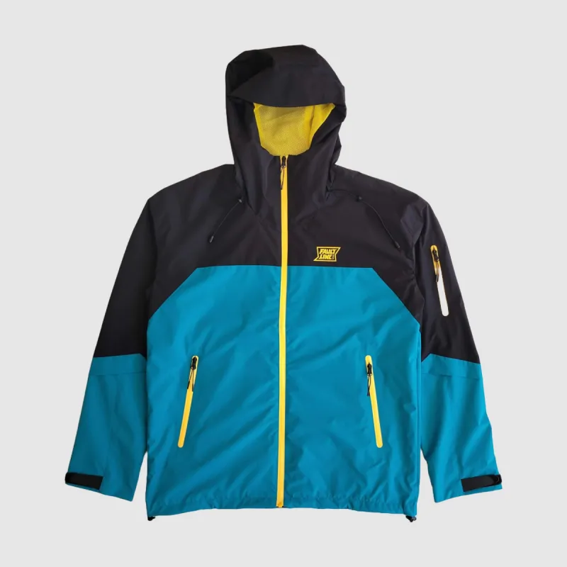 Forest Trail Waterproof Jacket - Black/Teal sold by Faultline395
