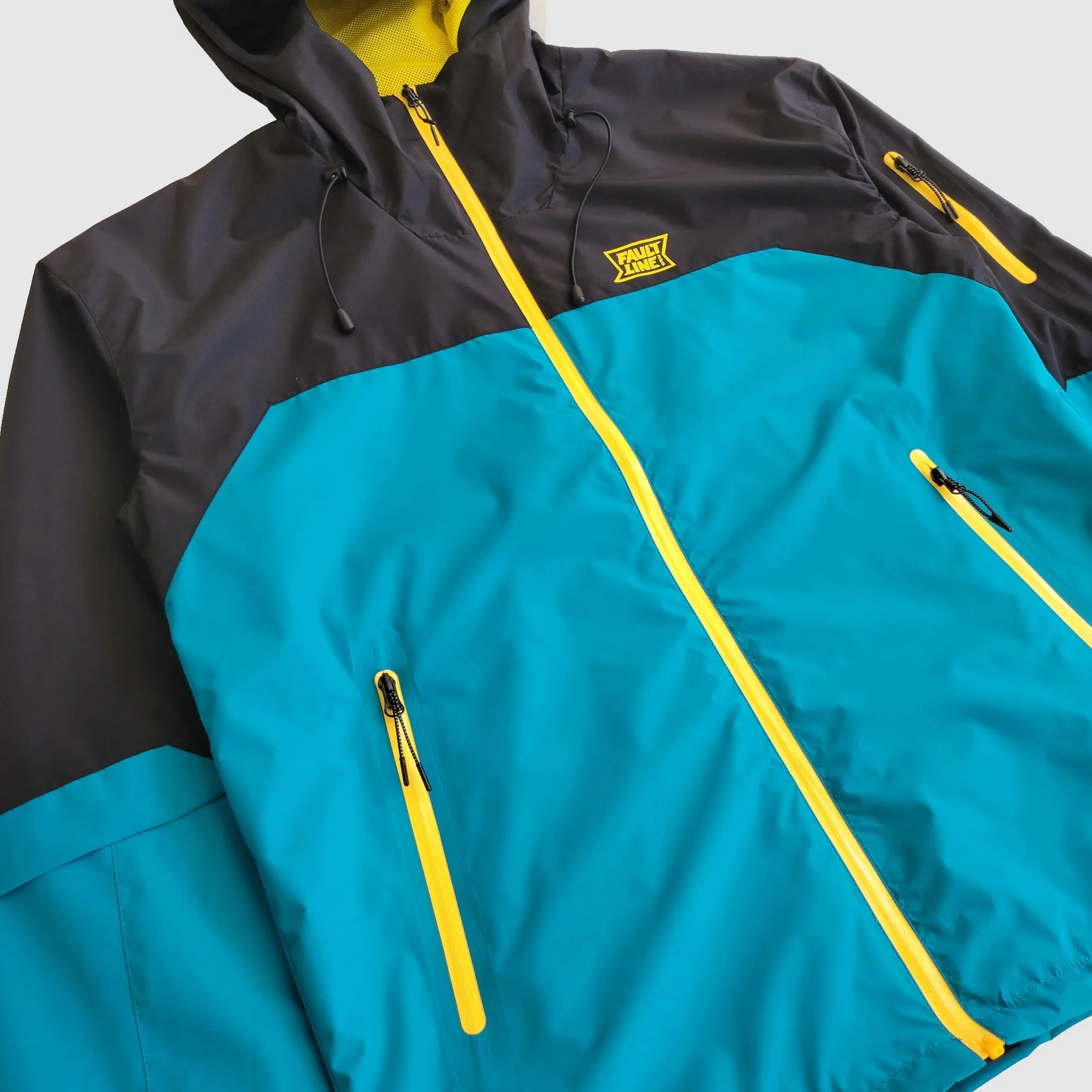Forest Trail Waterproof Jacket - Black/Teal sold by Faultline395 product image thumbnail 4