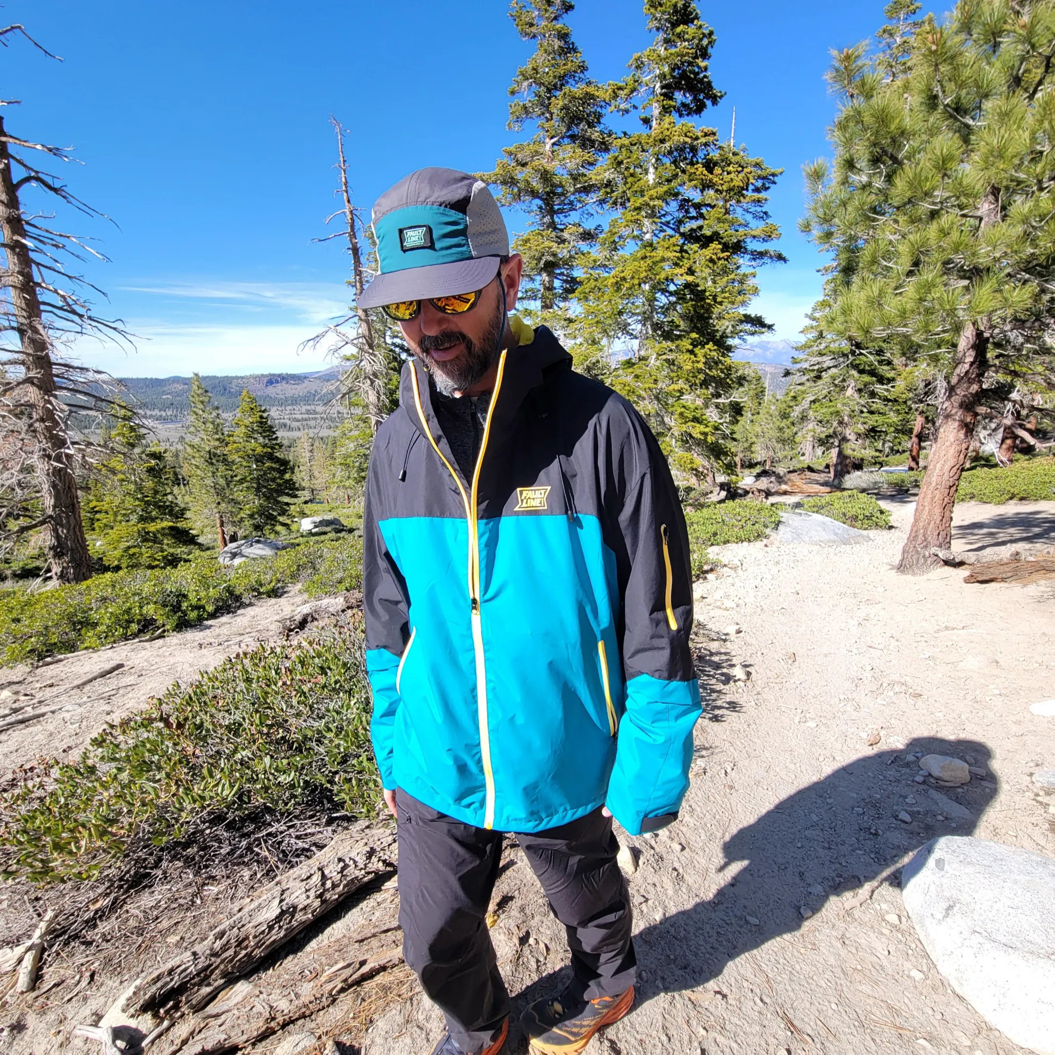 Forest Trail Waterproof Jacket - Black/Teal sold by Faultline395 product image thumbnail 2