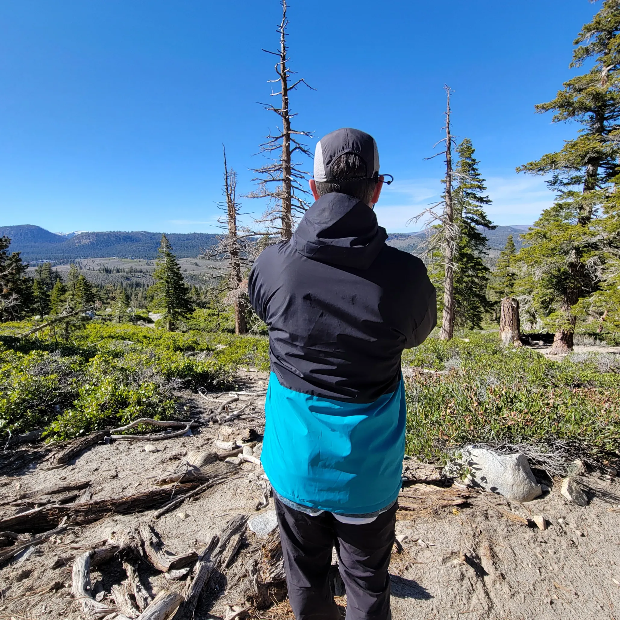Forest Trail Waterproof Jacket - Black/Teal sold by Faultline395 product image thumbnail 3