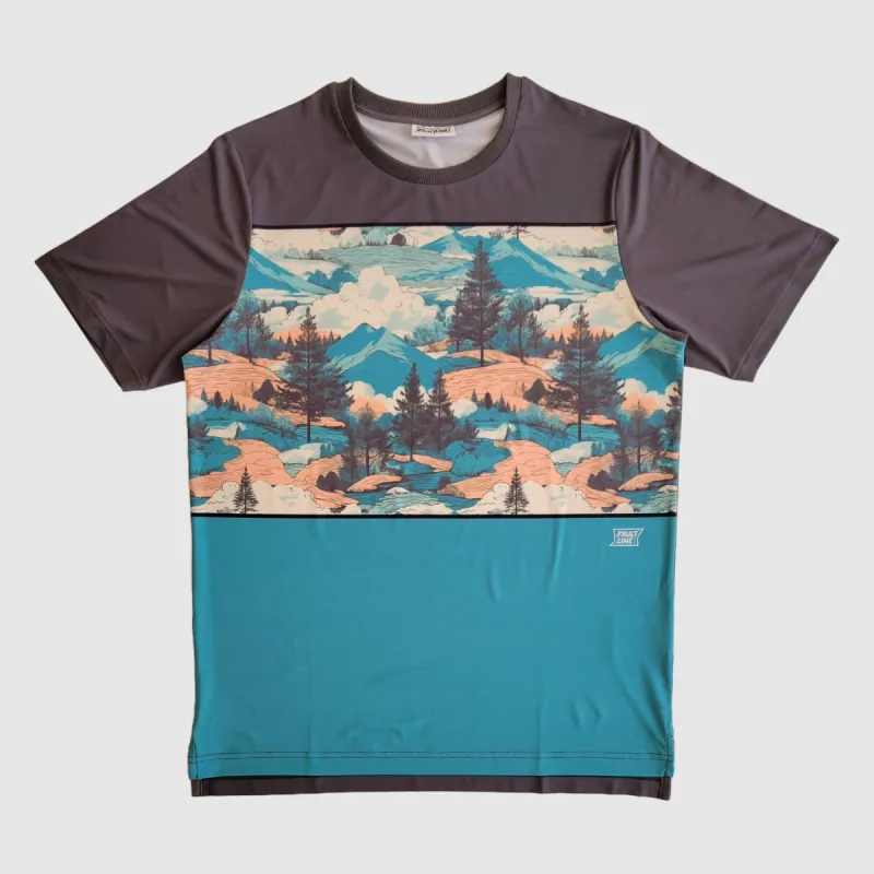 Crowley Stretch Tech Tee - Landscape sold by Faultline395
