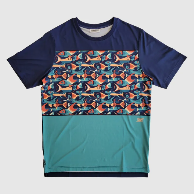 Crowley Stretch Tech Tee - Fish Deco sold by Faultline395