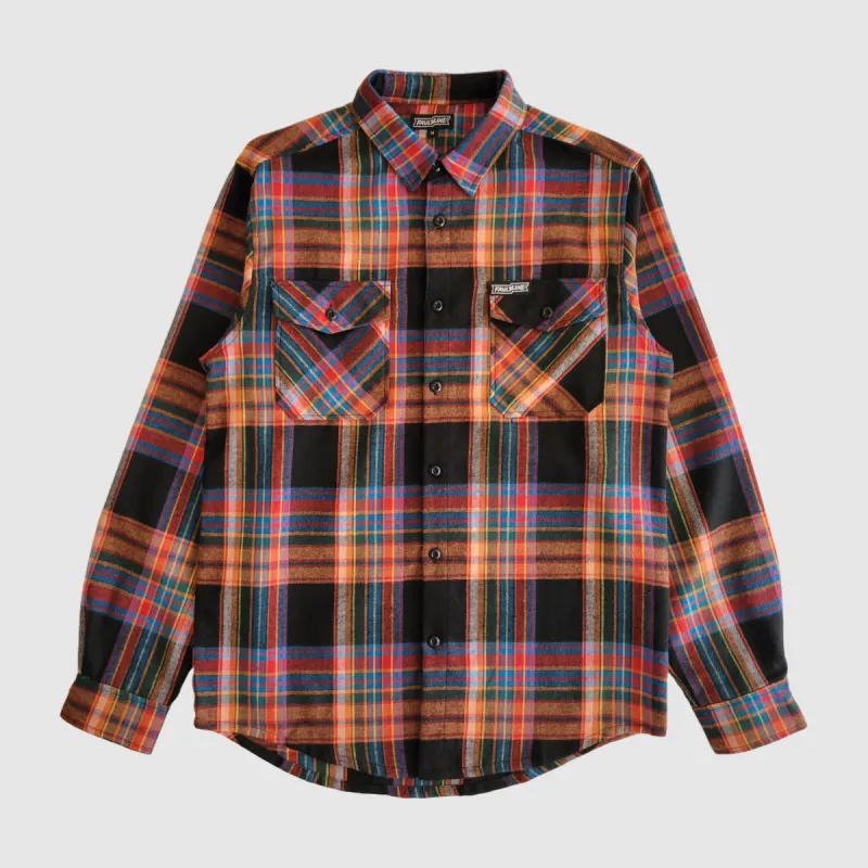 McCoy Button-up Flannel - Red/Blue/Black sold by Faultline395