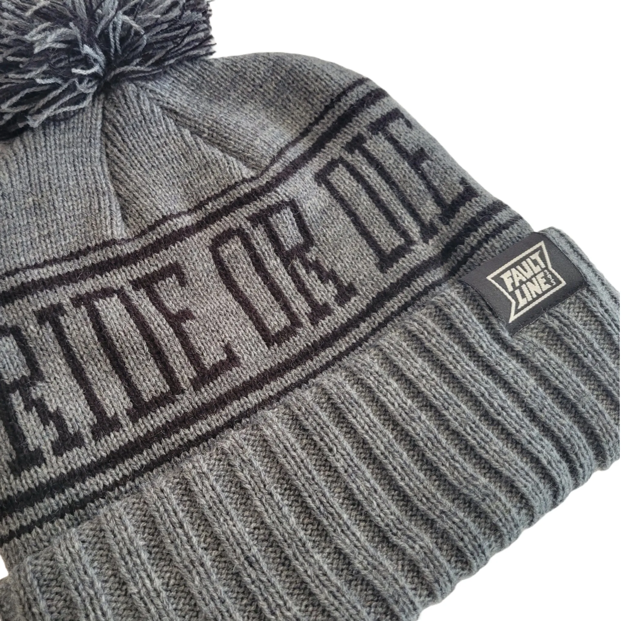 Ride or Die Beanie - Charcoal/Black sold by Faultline395 product image thumbnail 4
