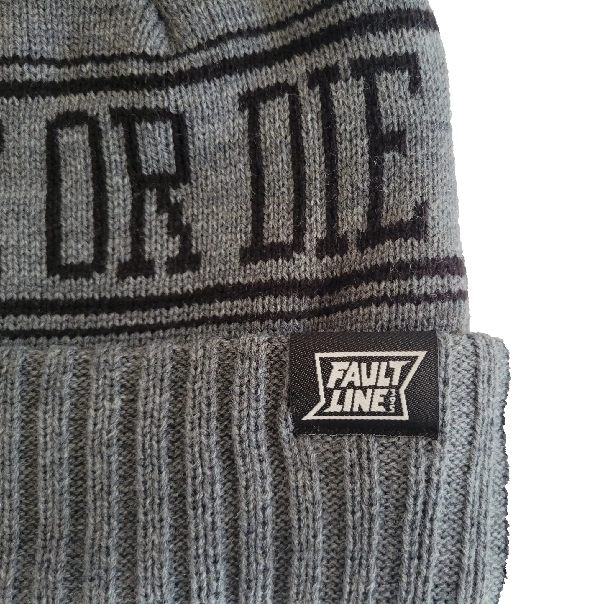 Ride or Die Beanie - Charcoal/Black sold by Faultline395 product image thumbnail 3