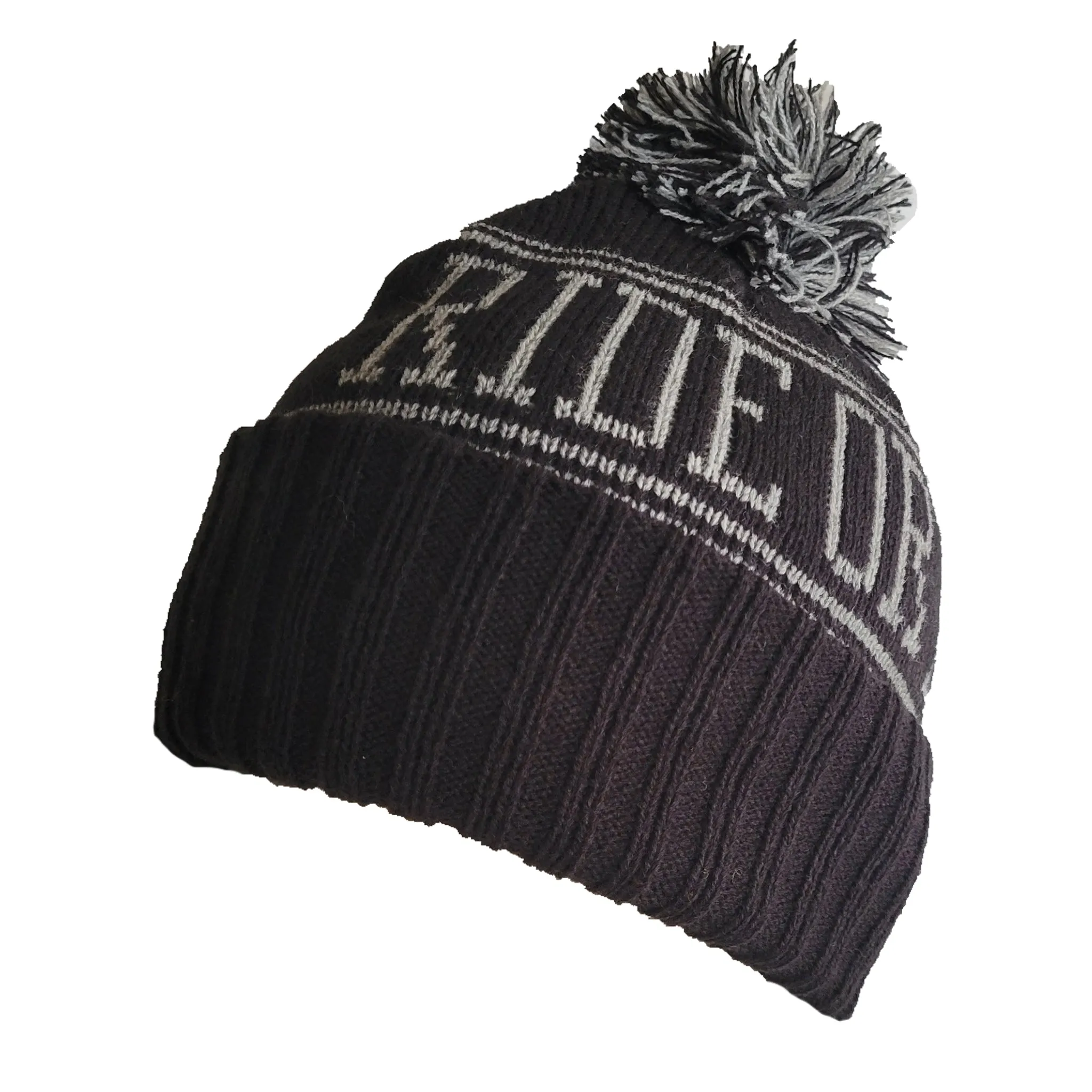 Ride or Die Beanie - Black/Steel sold by Faultline395 product image thumbnail 2