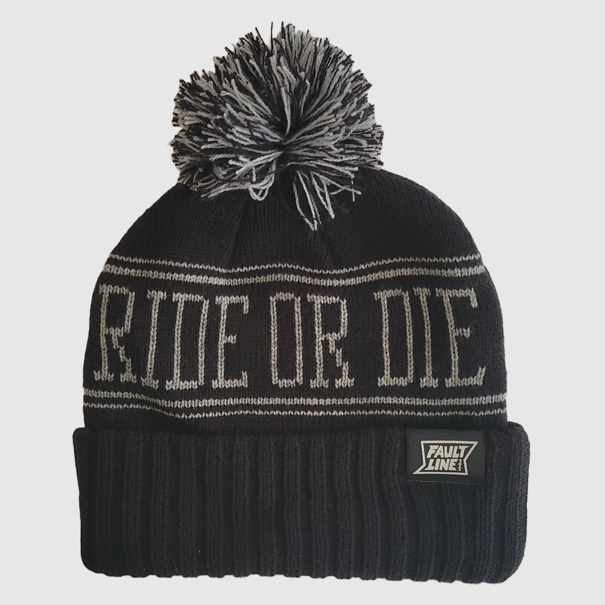 Ride or Die Beanie - Black/Steel sold by Faultline395
