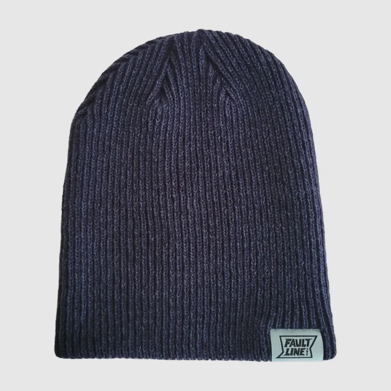 Broadway Beanie - Navy/Slate sold by Faultline395