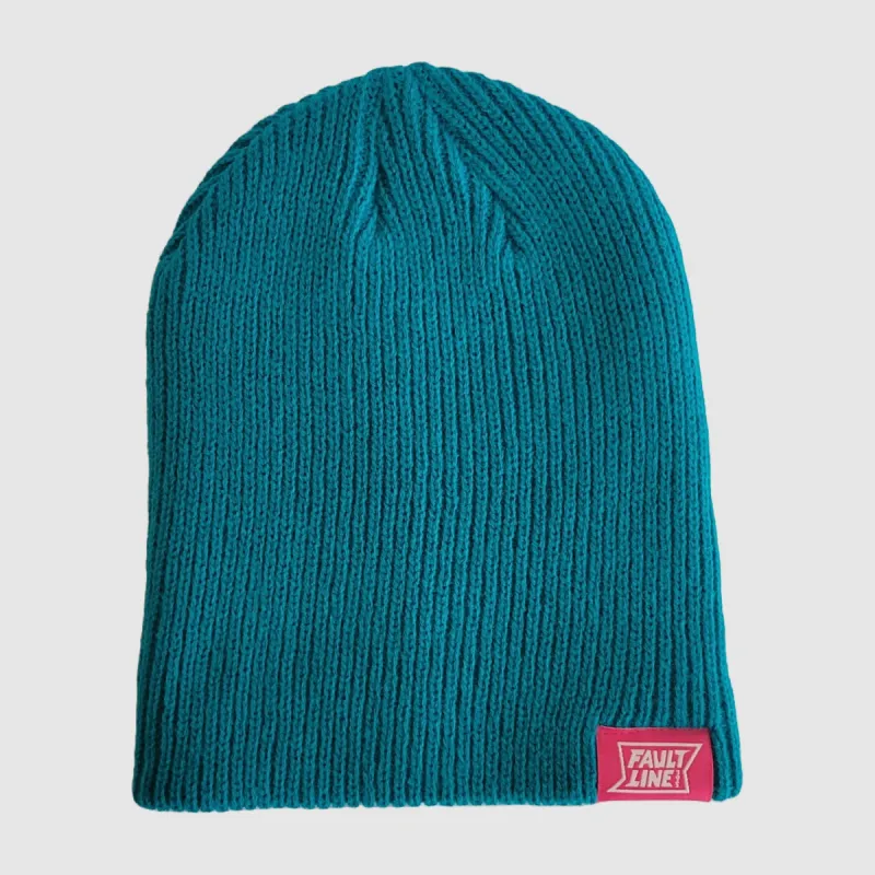 Broadway Beanie - Teal sold by Faultline395