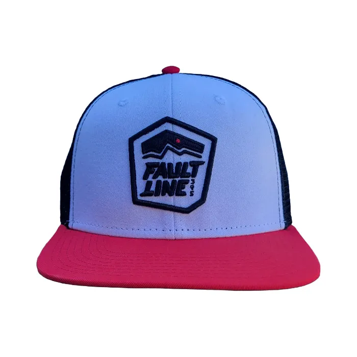 Sunset Premium Trucker Hat - White/Red sold by Faultline395 product image thumbnail 3