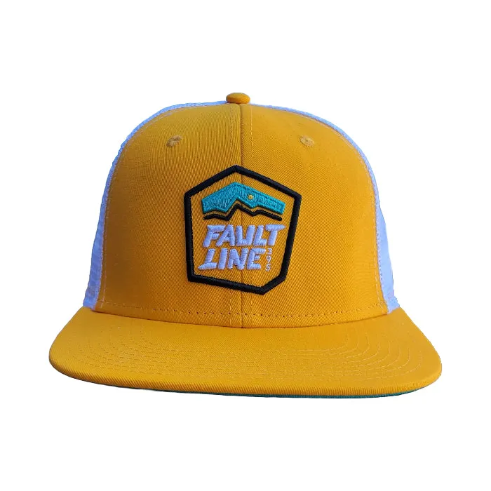 Sunset Premium Trucker Hat - Gold/Teal sold by Faultline395 product image thumbnail 4