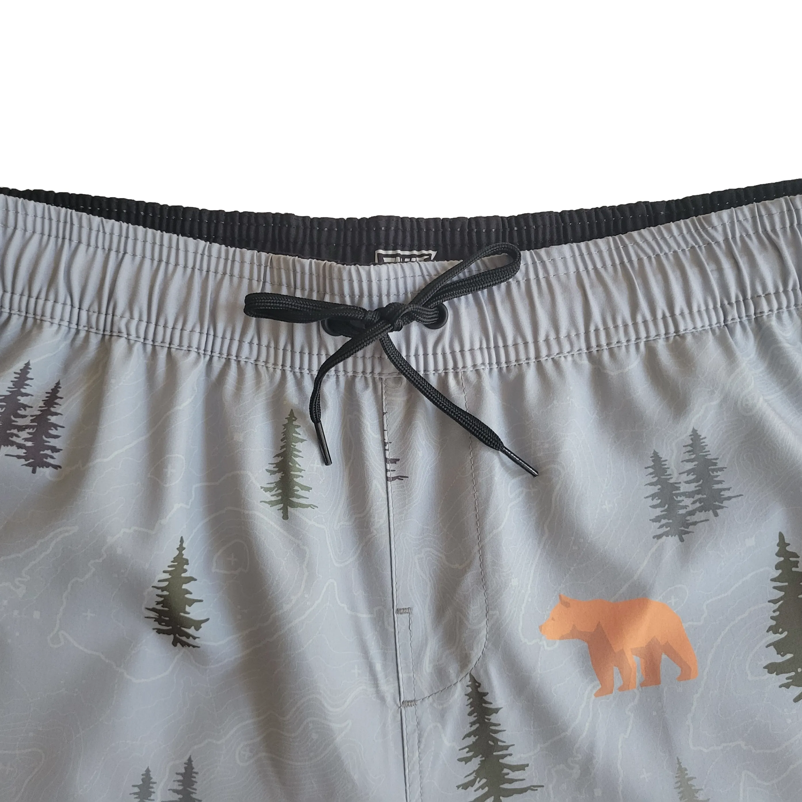 Langley Stretch Short - Grey Bear Print sold by Faultline395 product image thumbnail 3