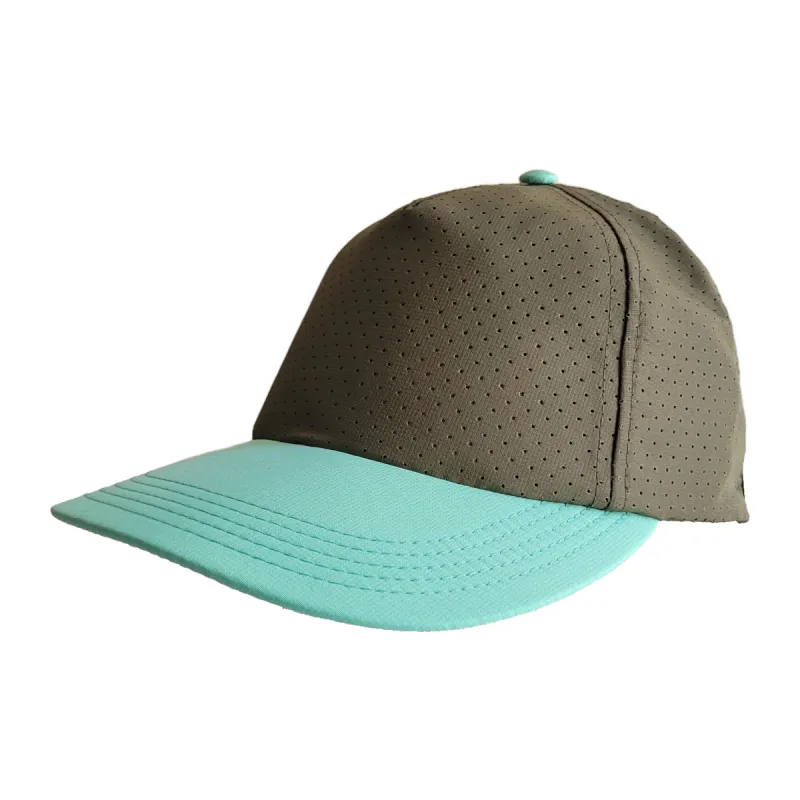 Crushable Tech Hat - Olive/Seafoam sold by Faultline395