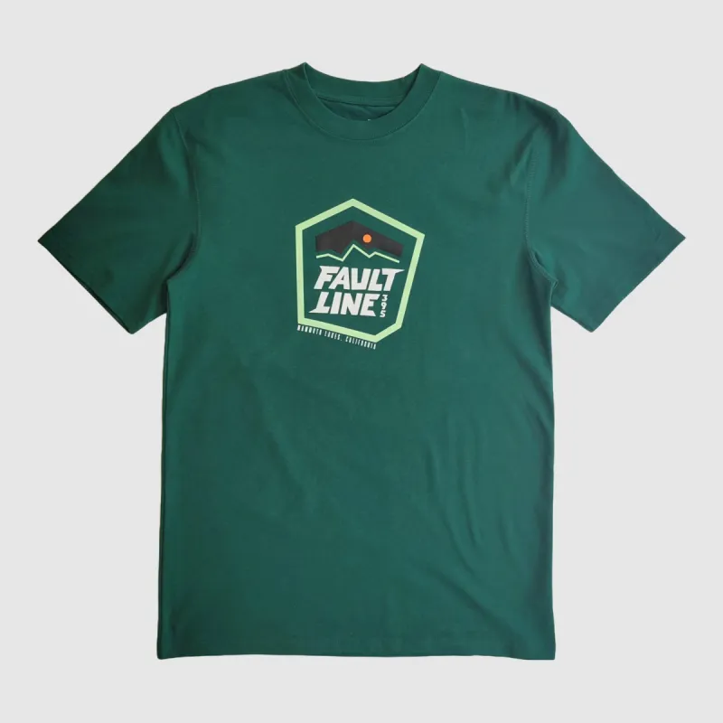 Sunset Tee - Forest Green sold by Faultline395