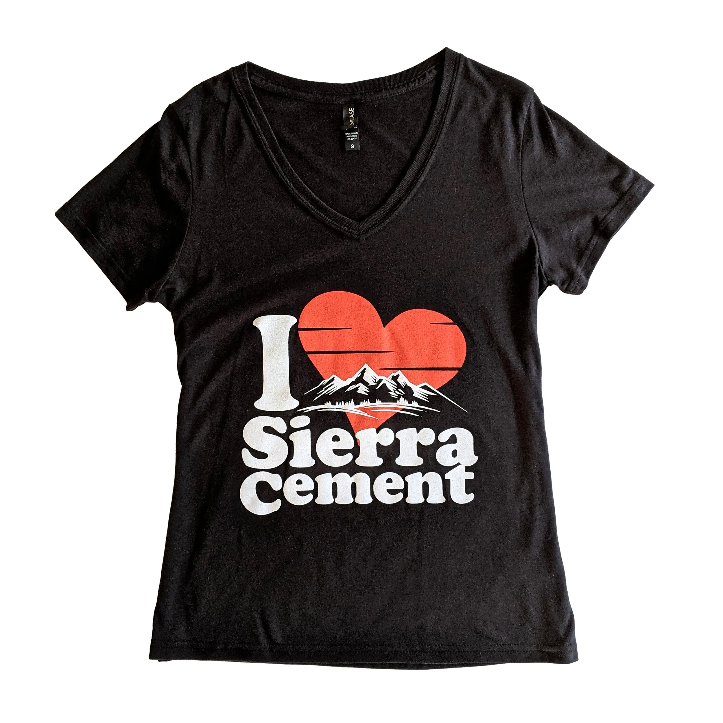 Women's Sierra Cement V-neck S/S Tee sold by Faultline395