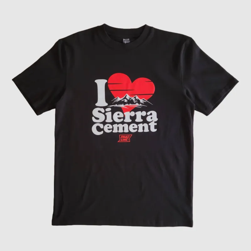 Sierra Cement 2L Tee - Black sold by Faultline395