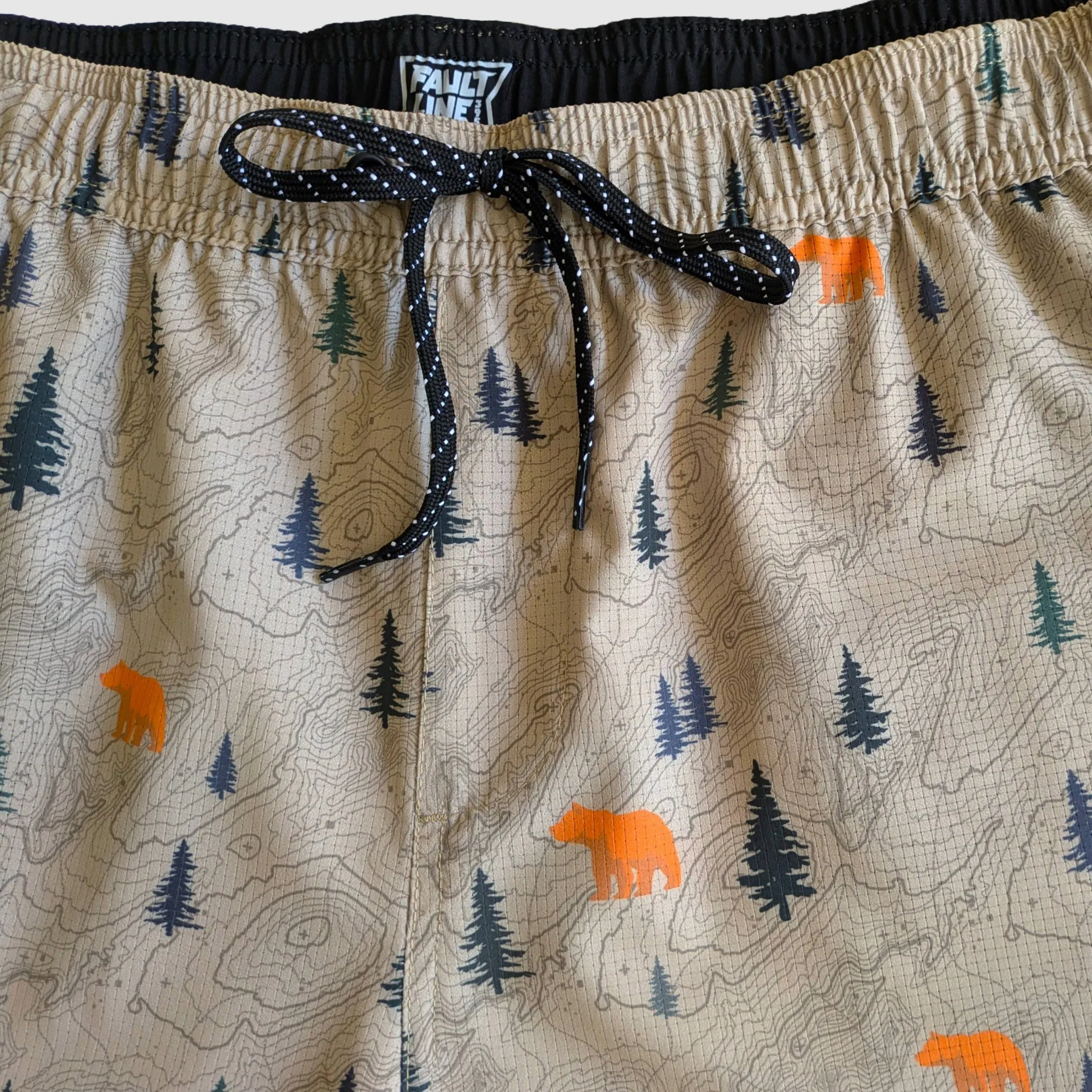 Langley Tech Short - Khaki/Bear sold by Faultline395 product image thumbnail 2