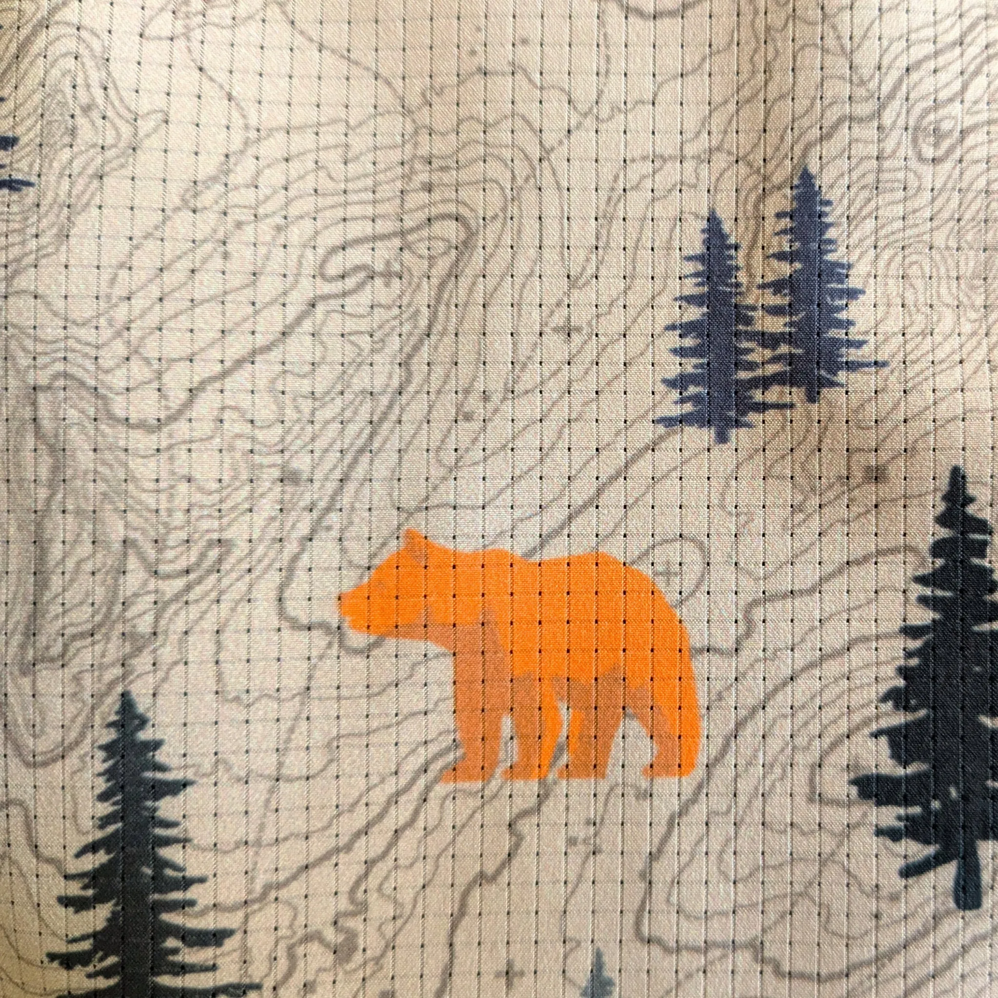 Langley Tech Button Up Shirt - Khaki/Bear sold by Faultline395 product image thumbnail 3