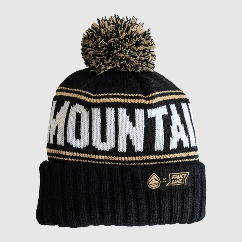 F395 X Distant Brewing Mountains & Beer Beanie - Black sold by Faultline395