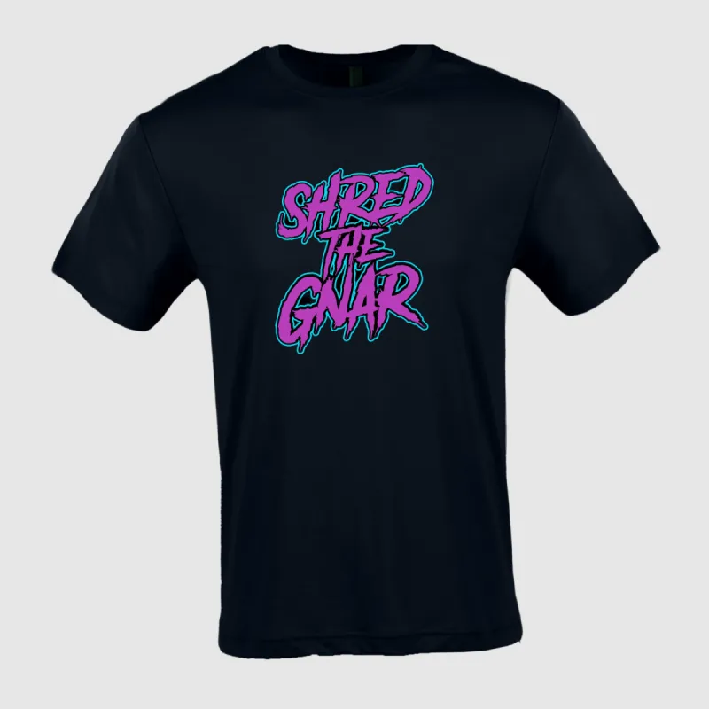 Shred the Gnar Sustainable Tee - Black sold by Faultline395