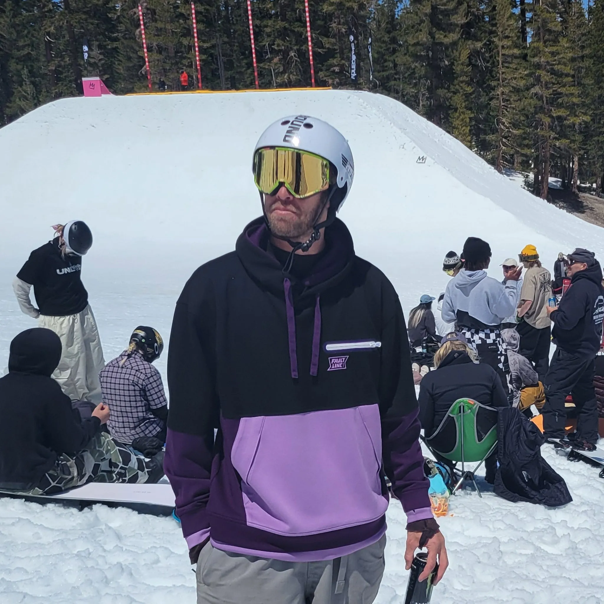 Cloud 9 Tech Hoodie - Black/Purple sold by Faultline395 product image thumbnail 2