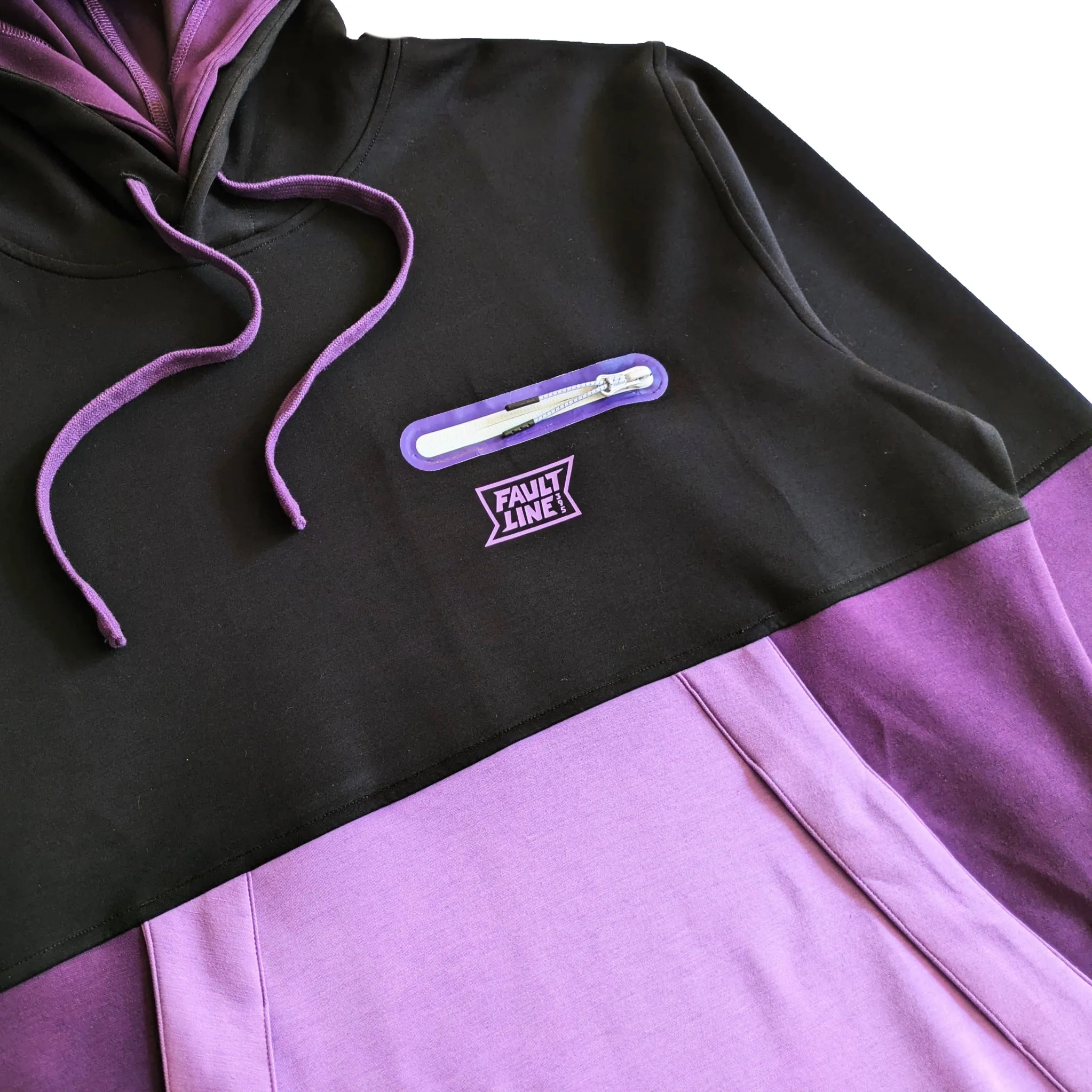 Cloud 9 Tech Hoodie - Black/Purple sold by Faultline395 product image thumbnail 4