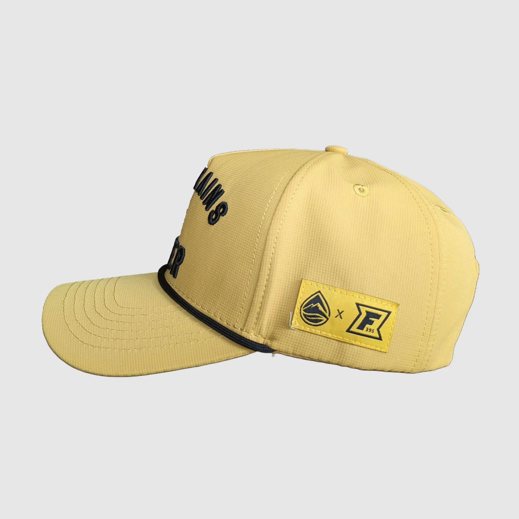 F395 x Distant Brewing Mountains & Beer Snapback - Dijon sold by Faultline395 product image thumbnail 3