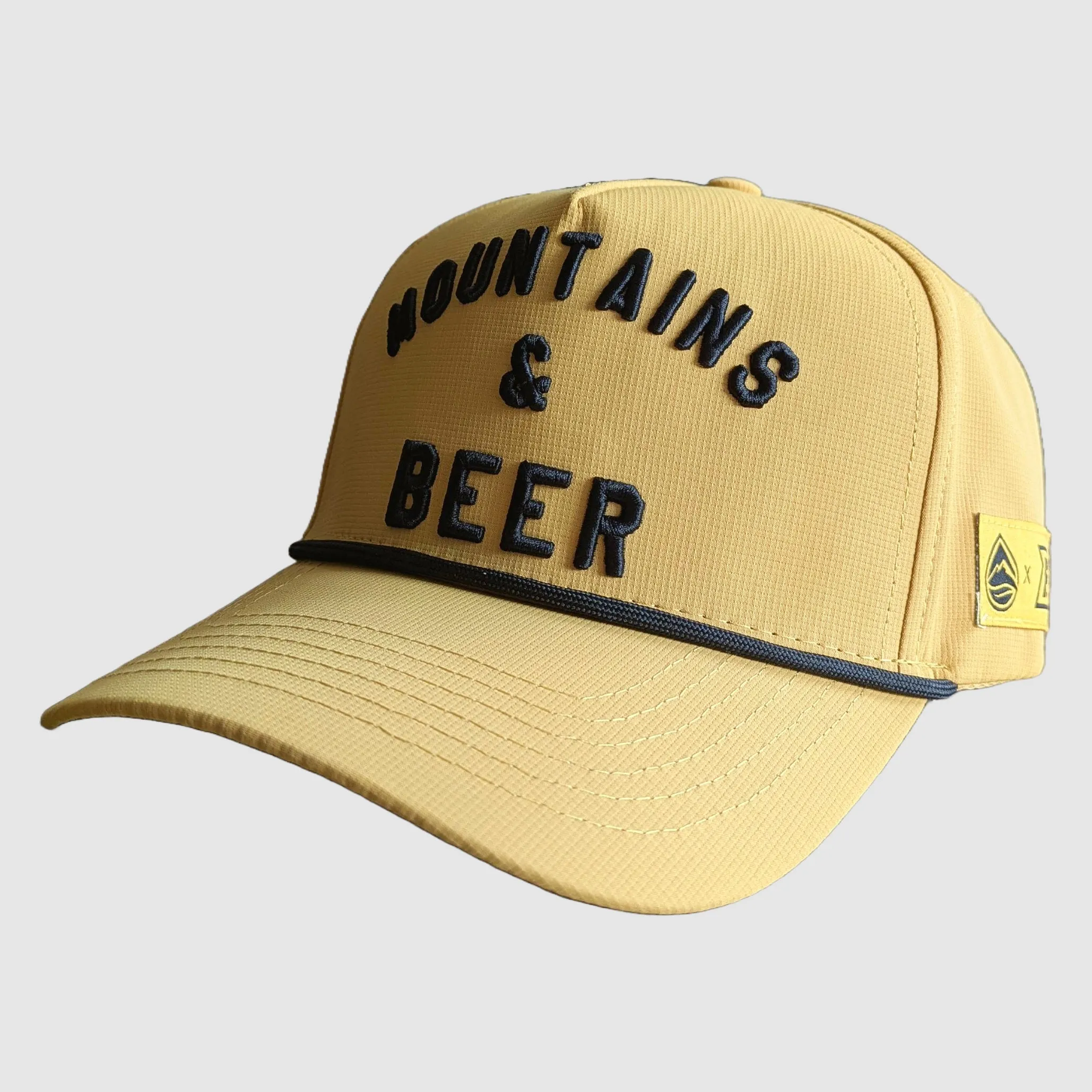 F395 x Distant Brewing Mountains & Beer Snapback - Dijon sold by Faultline395