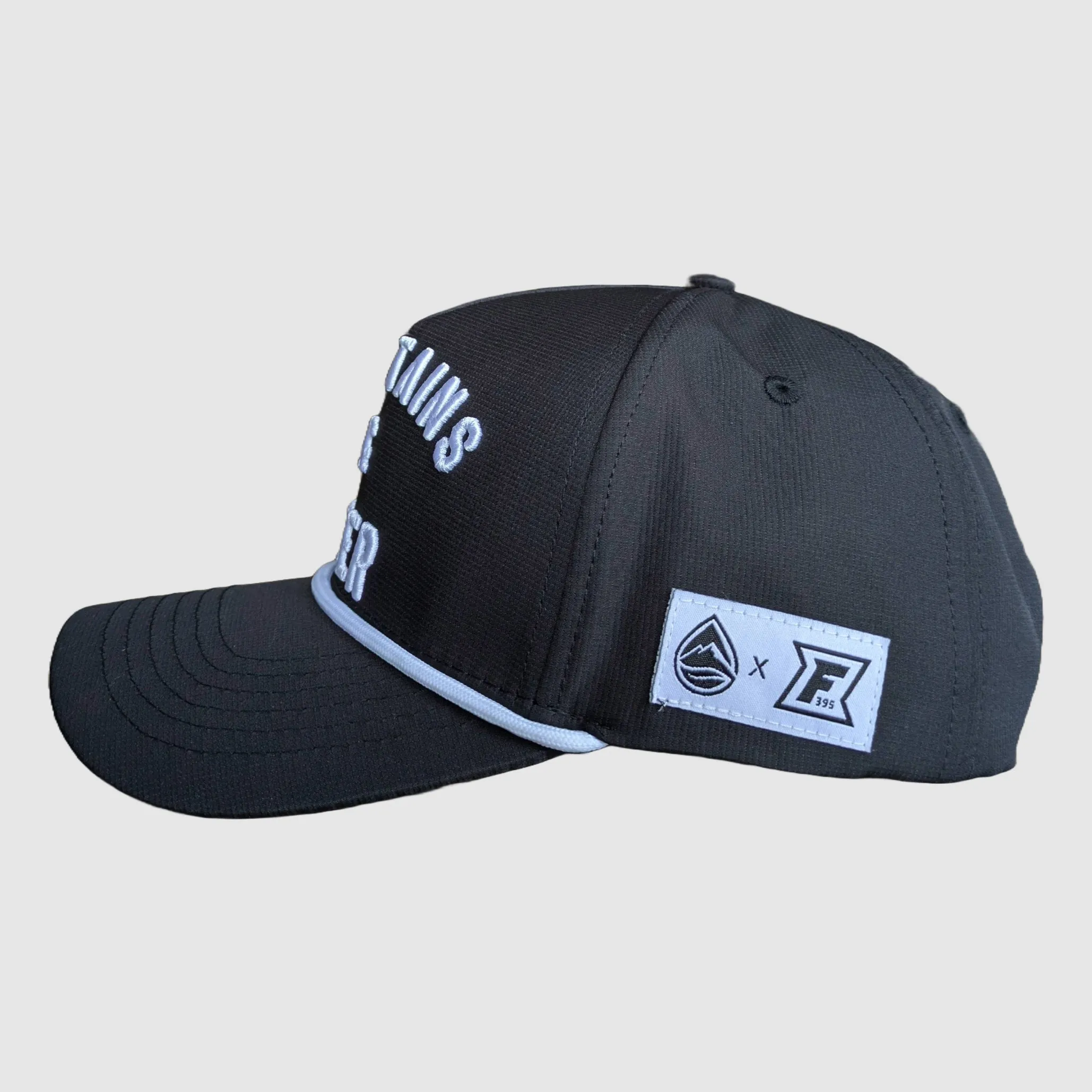 F395 x Distant Brewing Mountains & Beer Hat - Black sold by Faultline395 product image thumbnail 4