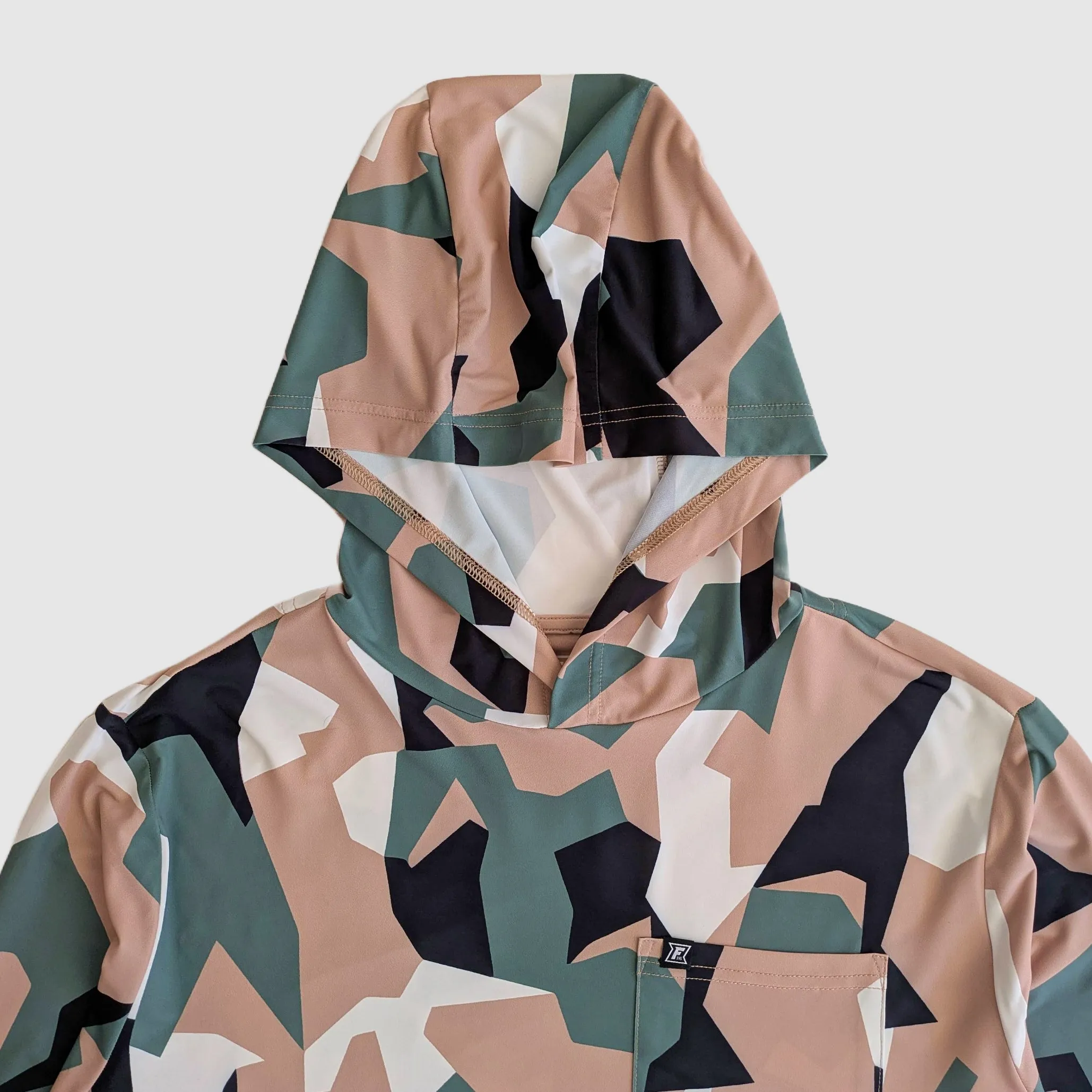 Carson Sun Hoodie - Tan Nordic Camo sold by Faultline395 product image thumbnail 3