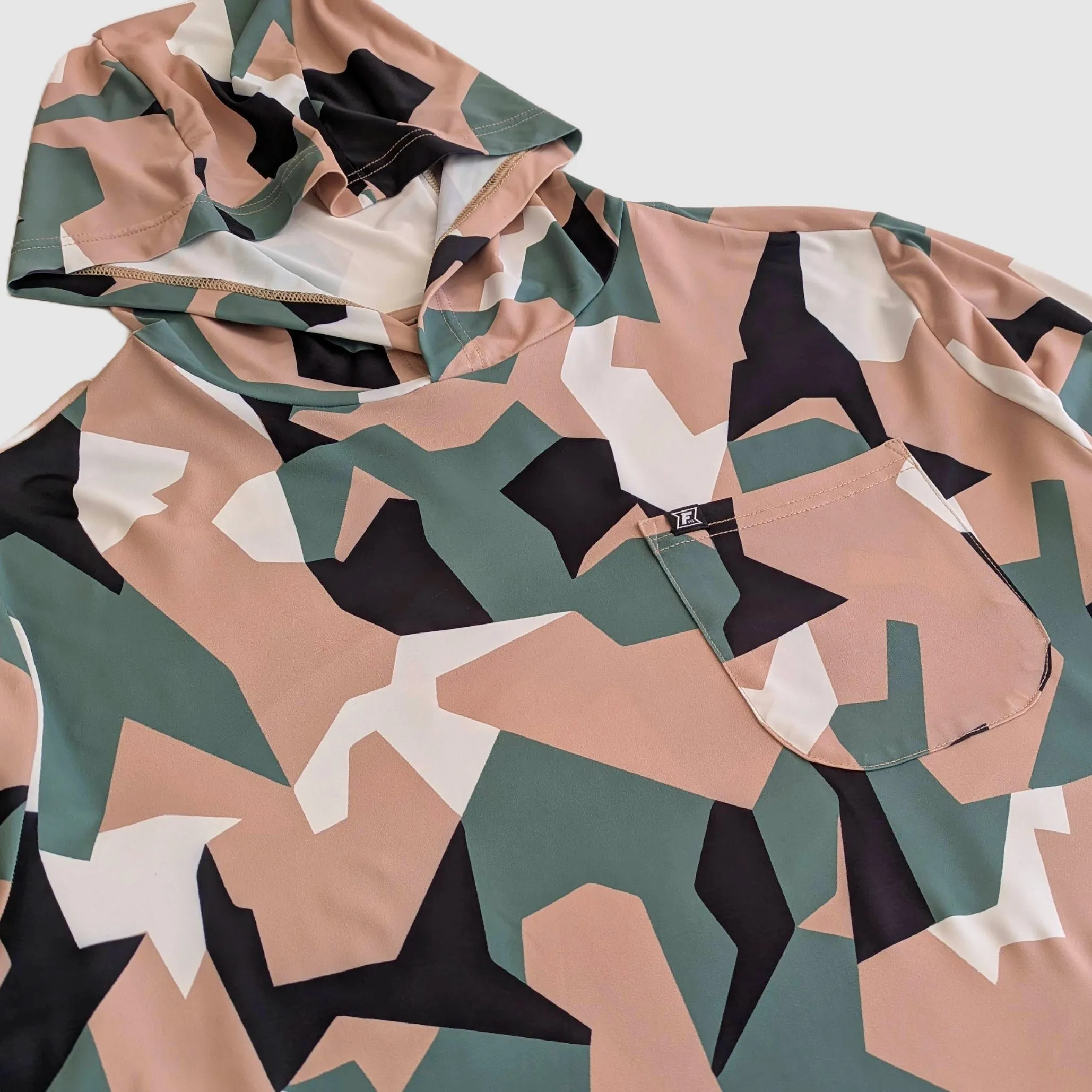 Carson Sun Hoodie - Tan Nordic Camo sold by Faultline395 product image thumbnail 2