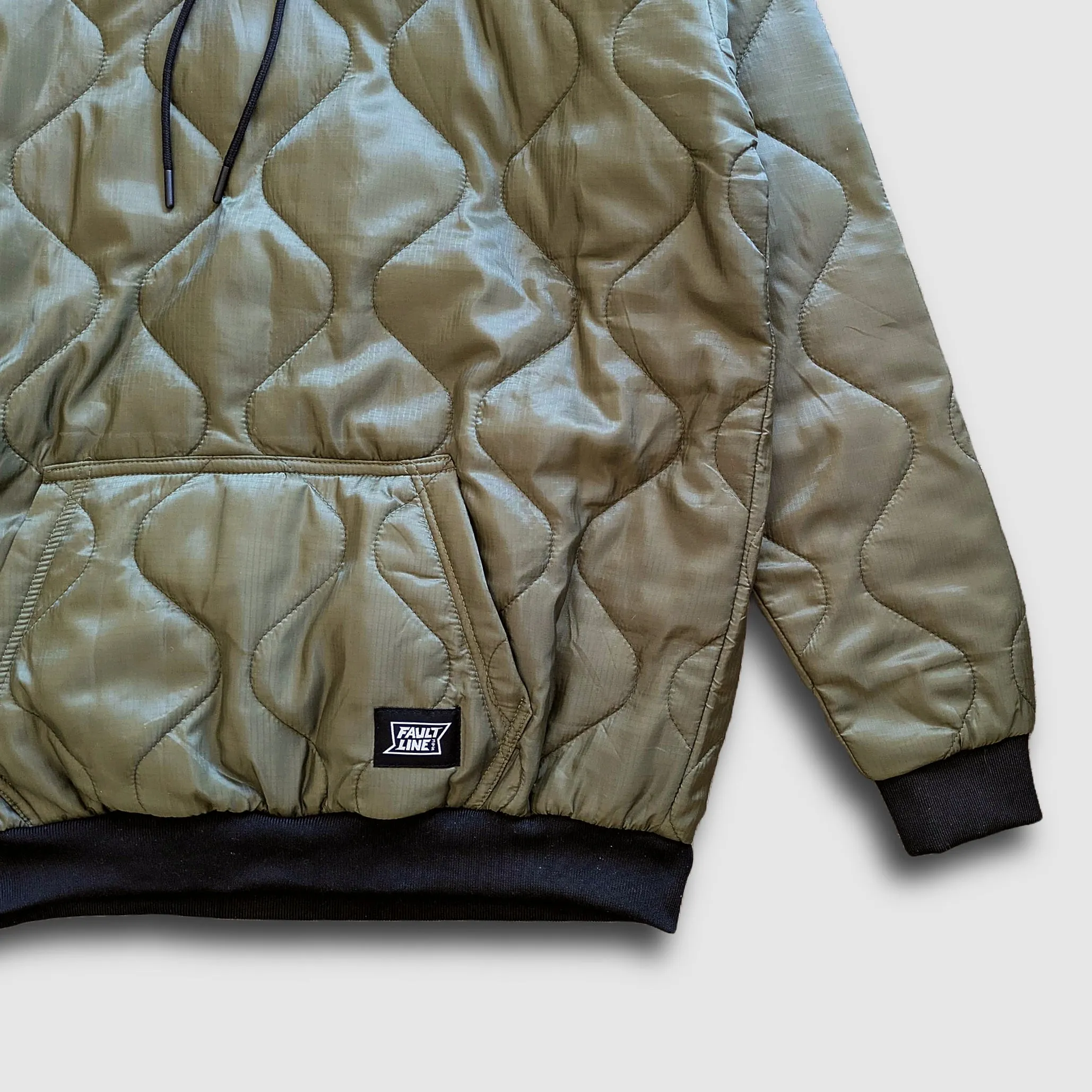 Sherwin Puff Hoodie - Olive sold by Faultline395 product image thumbnail 3