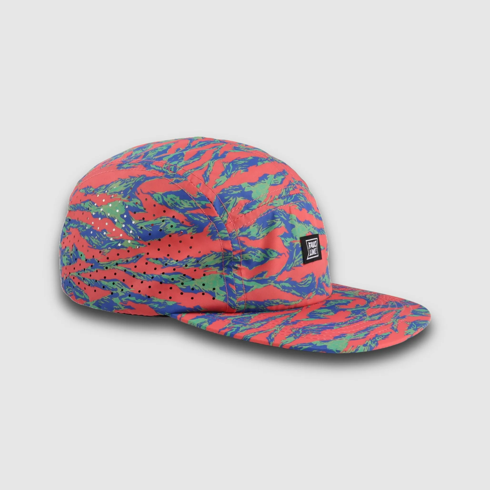 Bridgeport 5-Panel Camper Hat - Pink Tiger Camo sold by Faultline395 product image thumbnail 2