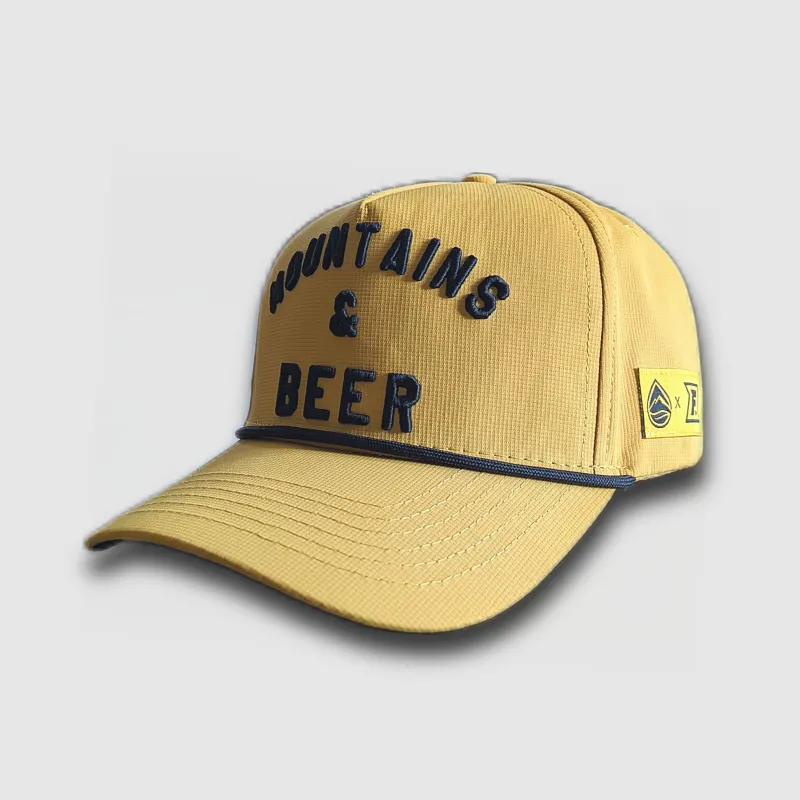 F395 x Distant Brewing Mountains & Beer Hat - Dijon sold by Faultline395