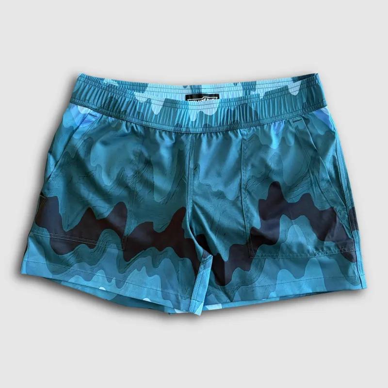 Women's Mountain Short - Waves made by Faultline395