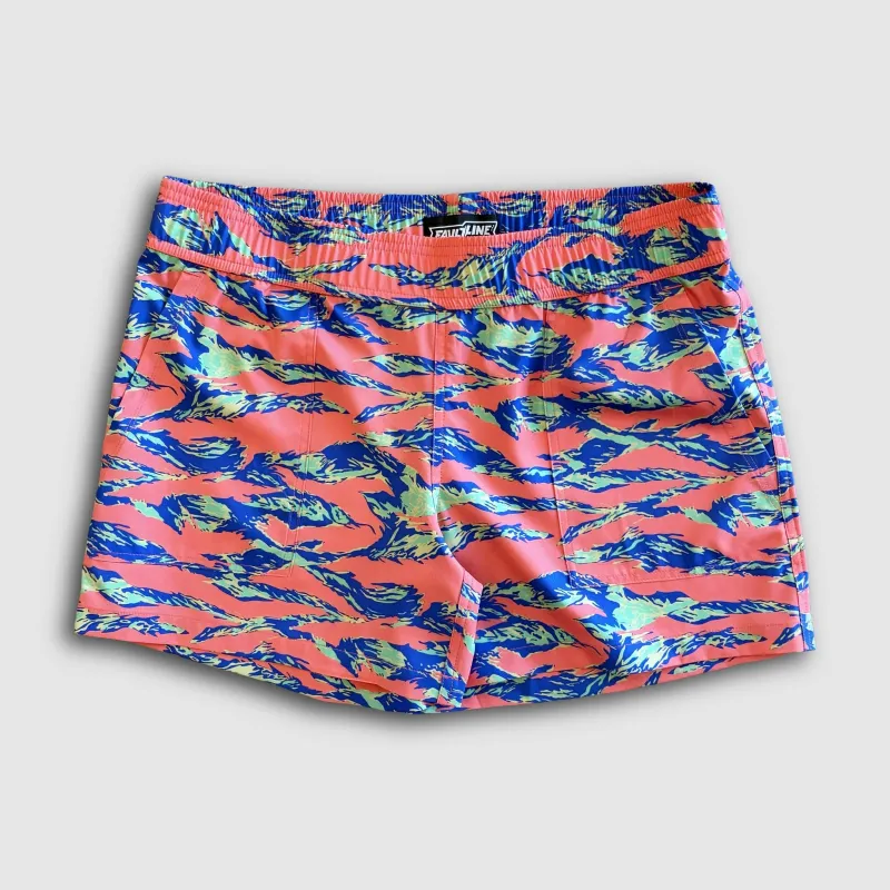 Women's Mountain Short - Pink Tiger Camo made by Faultline395
