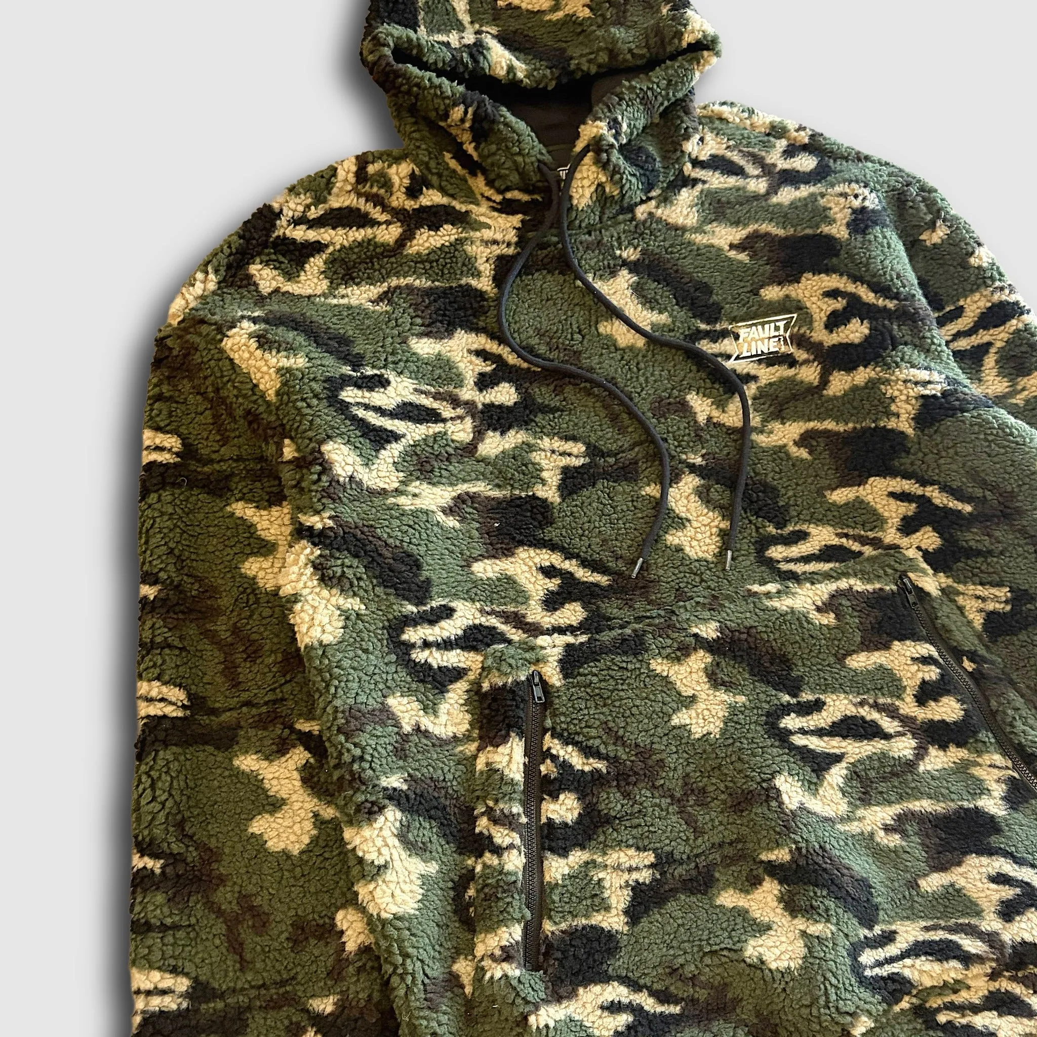 Twilight High Pile Fleece Hoodie - Forest Camo sold by Faultline395 product image thumbnail 2