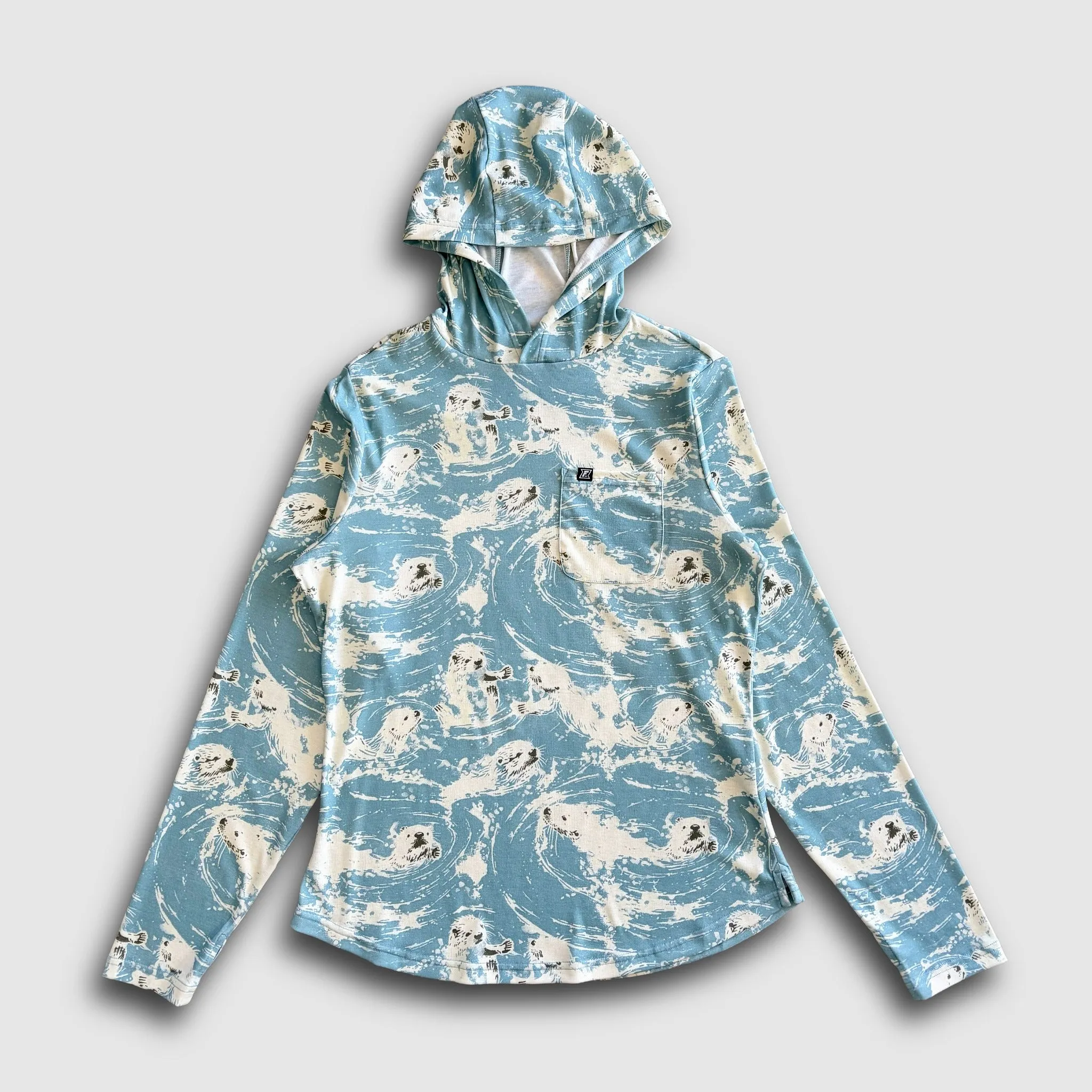Women's Carson Sun Hoodie 2.0 - Sea Otter sold by Faultline395