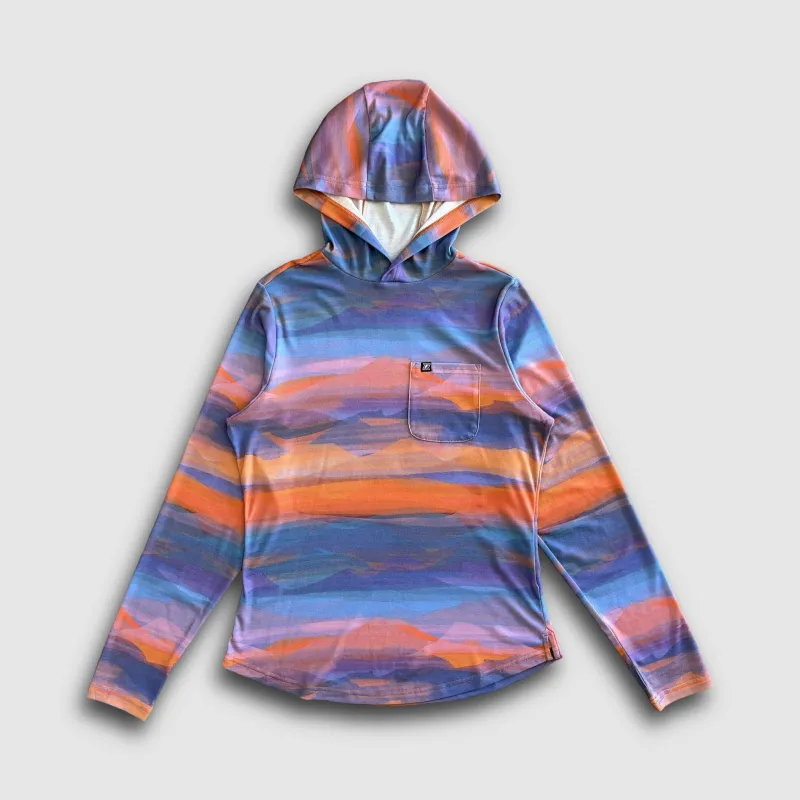 Carson Sun Hoodie - Painted Peaks made by Faultline395