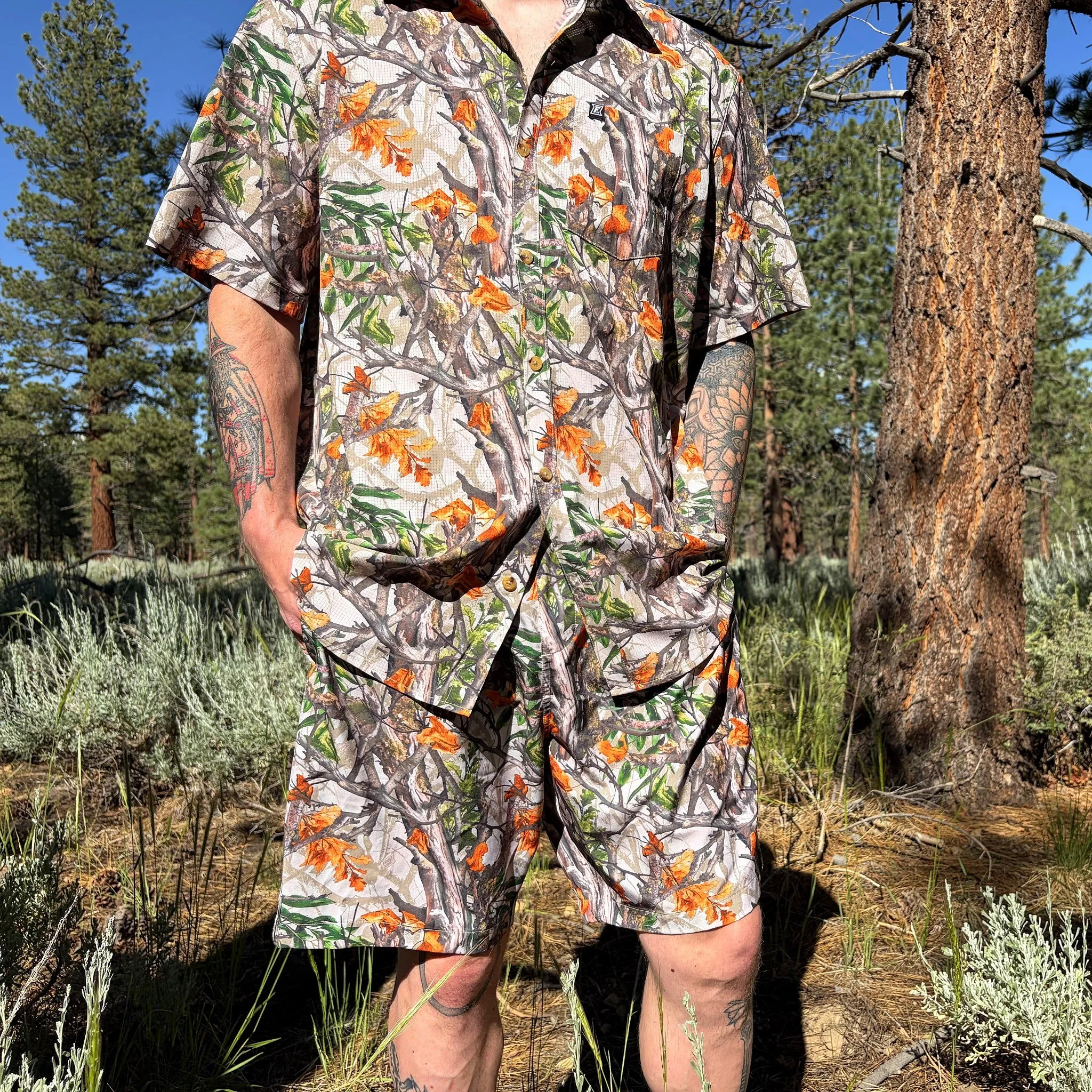 Langley Tech Button Up Shirt - Woodland sold by Faultline395 product image thumbnail 5