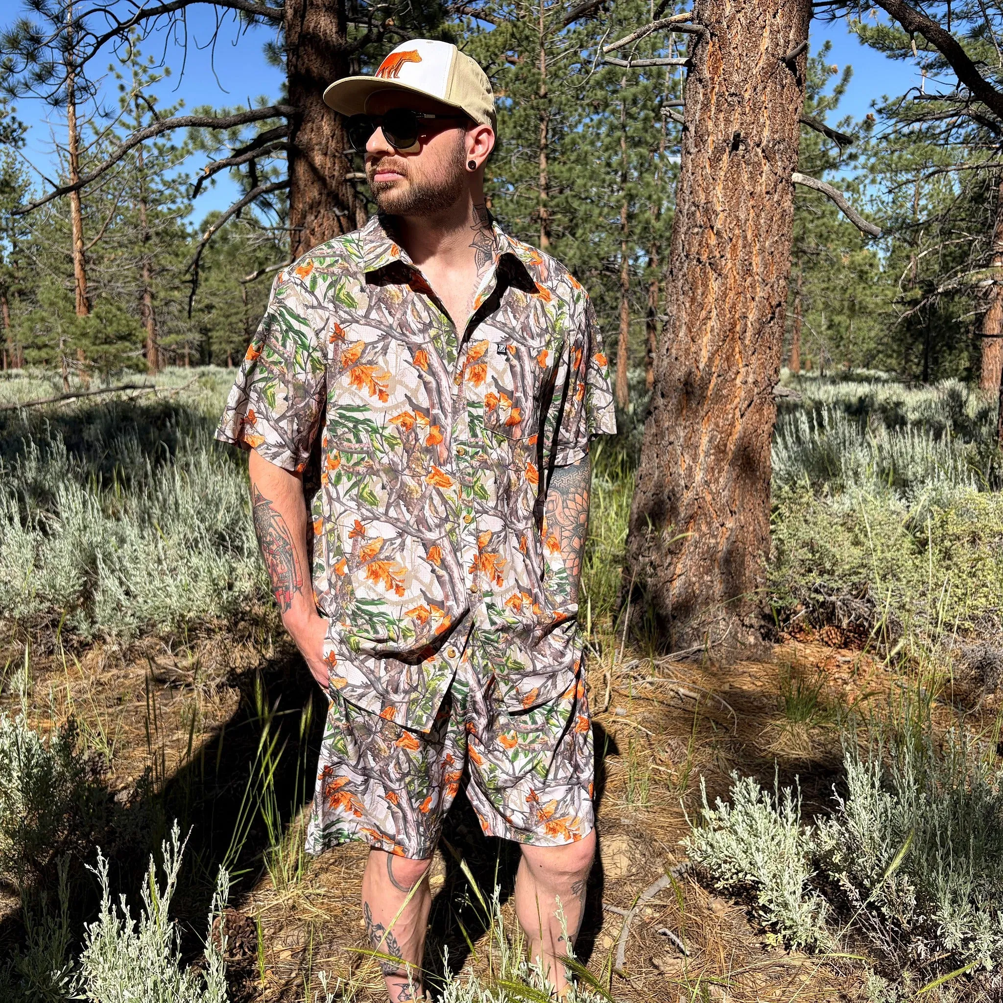 Langley Tech Button Up Shirt - Woodland sold by Faultline395 product image thumbnail 4